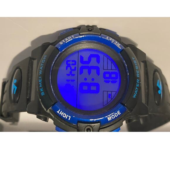 Sport Multifunction SKMEI Mens Womens Watch 43mm Day Date Timer Alarm Backlight - Picture 10 of 11